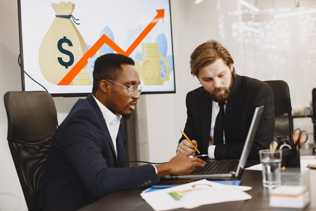 Business owner reviewing customer revenue concentration and assessing how a major client could affect the business sale price.