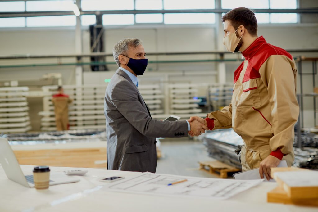 Business owner reviewing customer revenue concentration and assessing how a major client could affect the business sale price.